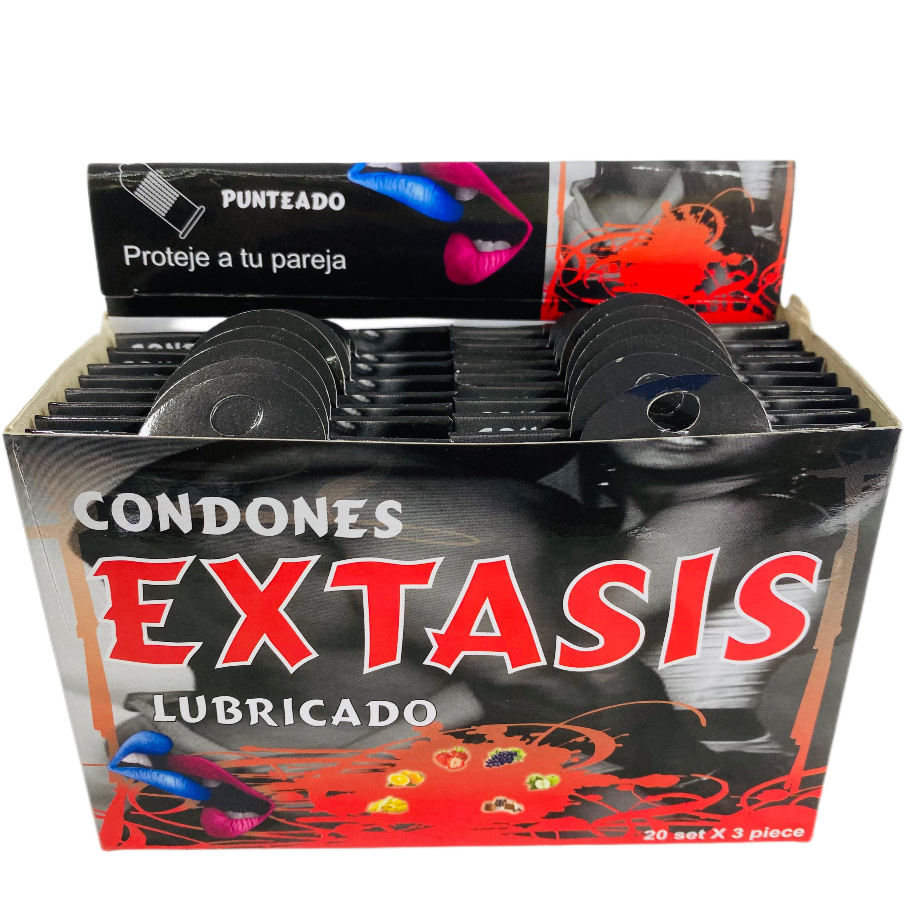 PRESERVATIVO EXTASIS LUBRICADO PRESERVATIVO EXTASIS LUBRICADO
